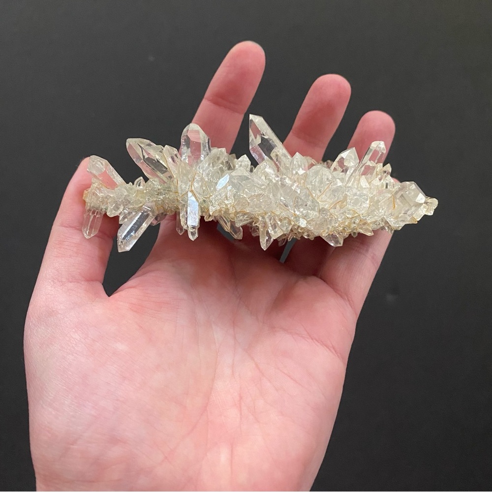Himalayan Quartz with Clinochlore on a Matrix Crystal Specimen - Picture 2 of 6